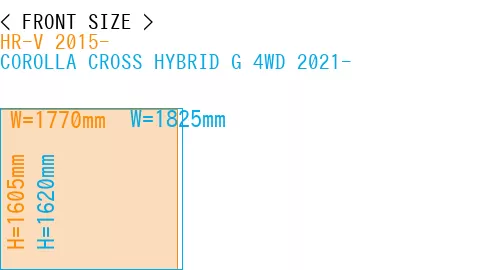 #HR-V 2015- + COROLLA CROSS HYBRID G 4WD 2021-